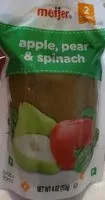 Mängden socker i Apple Pear and Spinach