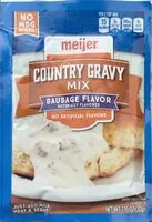 Mängden socker i Country Gravy Mix