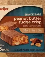 Mängden socker i Meijer peanut butter fudge crisp