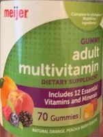 Mängden socker i Gummy Adult Multivitamin