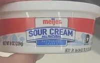 Mängden socker i Sour cream