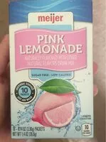 Mängden socker i Pink lemonade packet