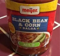 Mängden socker i Black bean and corn salsa