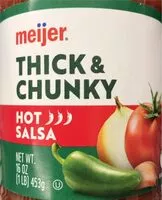 Mängden socker i Thick and chunky hot salsa
