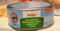 Mängden socker i wild caught skipjack tuna chunk light in water