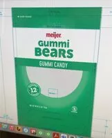 Mängden socker i Gummi Bears