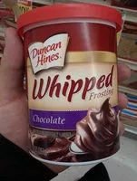 Mängden socker i duncan hines whipped frosting