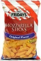 Mängden socker i Tgi fridays original mozzarella sticks snacks
