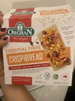 Mängden socker i Orgran Essential Fiber Crispbread (4.4 Oz)