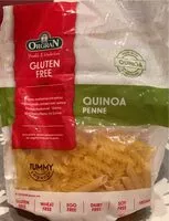 Mängden socker i Quinoa penne 250g gluten free