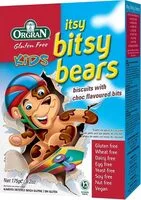 Mängden socker i Itsy bitsy bearschocolate cookies