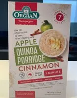 Mängden socker i Apple Quinoa Porridge Cinnamon