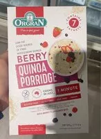 Mängden socker i Berry quinoa porridge