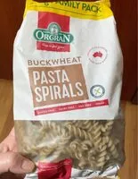 Mängden socker i Buckwheat pasta spirals