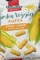 Mängden socker i Orgran garden veggie puffs