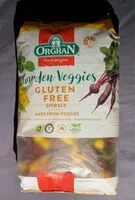 Mängden socker i Garden Veggies Gluten Free Spirals