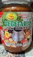 Mängden socker i vegetarian Tom yum paste