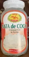 Mängden socker i Nata de Coco Coconut Gel in Syrup