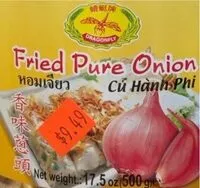 Mängden socker i Fried pure onion