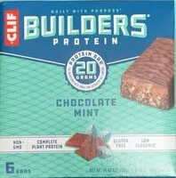 Mängden socker i Clif builder's protein chocolate mint protein bars