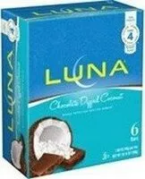 Mängden socker i Chocolate dipped coconut whole nutrition bars for women