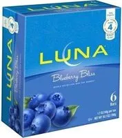 Mängden socker i Gluten free bar blueberry bliss count
