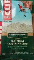 Mängden socker i Barre clif gruau raisins secs et noix