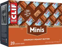 Mängden socker i Crunchy peanut butter energy bar minis