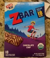Mängden socker i Kid zbar chocolate chip baked whole grain energy snack bars