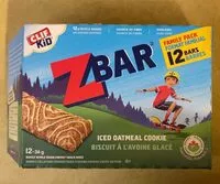 Mängden socker i Z Bar Iced Oatmeal Cookie