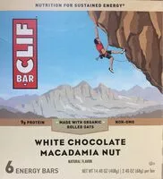 Mängden socker i Energy bar white chocolate macadamia nut