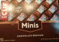 Mängden socker i Mini Clif Bar Chocolate Brownie