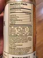 Mängden socker i Tantric Turmeric Organic & Raw Kombucha