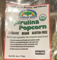 Mängden socker i spirulina popcorn