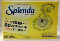 Mängden socker i Endulzante Splenda
