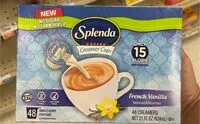 Mängden socker i Splenda coffee creamer cups