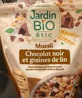 Mängden socker i Muesli chocolat  noir et graines de lin