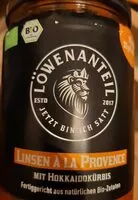 Mängden socker i Linsen a la provence