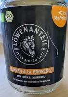 Mängden socker i Linsen a la Provence