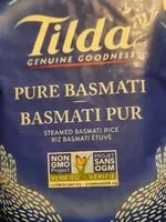 Mängden socker i Riz bas basmati étuvé