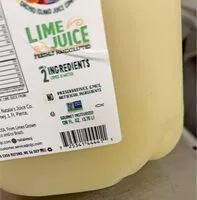 Mängden socker i Lime juice