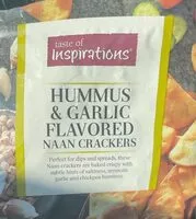 Mängden socker i Hummus & garlic flavored naan crackers