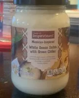 Mängden socker i White Queso Salsa with Green Chiles