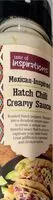 Mängden socker i Mexican inspired Hatch Chili Creamy Sauce