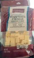 Mängden socker i Sharp White Cheddar Cheese Cubes