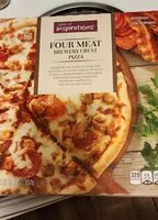 Mängden socker i Four meat pizza