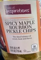Mängden socker i Spicy maple bourbon  pickle chips b