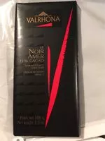 Mängden socker i Valrhona Le Noir Amer 71% Cacao Dark Bittersweet Chocolate