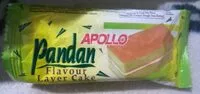 Mängden socker i apollo pandan flavour layer cake
