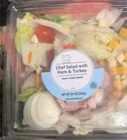 Mängden socker i Chef Salad with Ham & Turkey